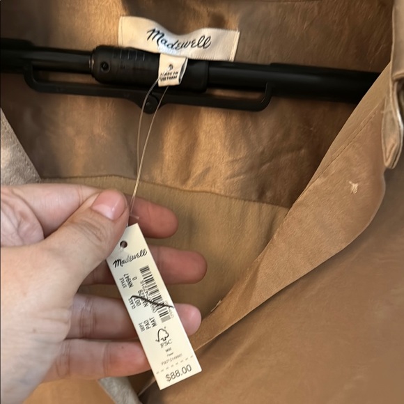Madewell Beige Silk Blouse - Picture 2 of 2
